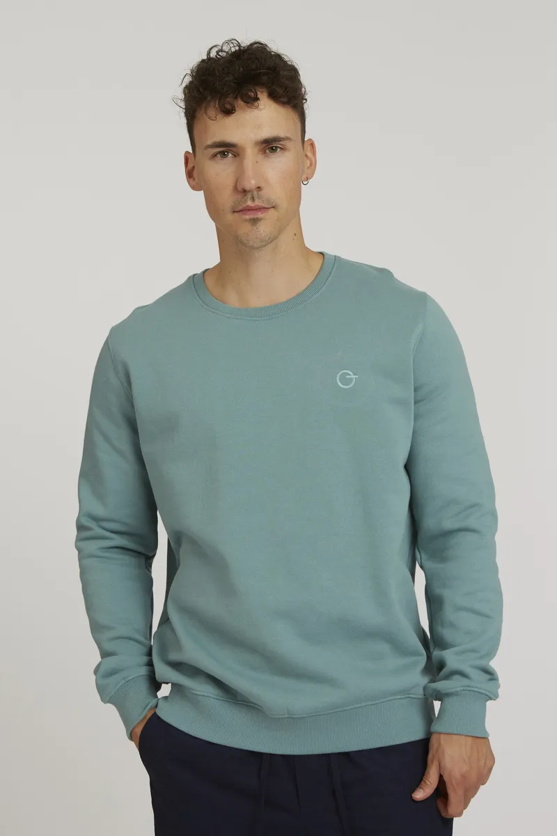 THOKKTHOKK ThokkThokk Herren vegan Pullover Soft Moss, Grün, – Produktbild 1 von 2