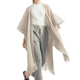Rifò - Circular Fashion Made in Italy Rifò - Circular Fashion Made in Italy Brisa Netz-Cardigan aus recycelter und Bio-Baumwolle – Produktbild 1 von 1