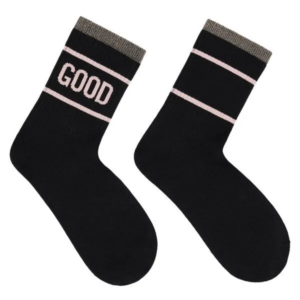 LANIUS LANIUS Statement-Socken, Black, – Produktbild 1 von 4