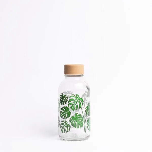 Carry Bottles Carry Bottles Glastrinkflasche 0.4l, Green living, – Produktbild 1 von 4