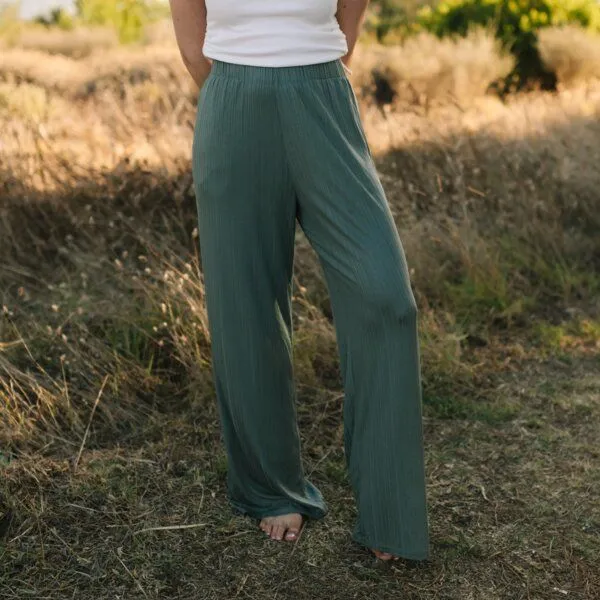 NORDLICHT NORDLICHT Hose Lucy aus Tencel, Grün, – Produktbild 2 von 4