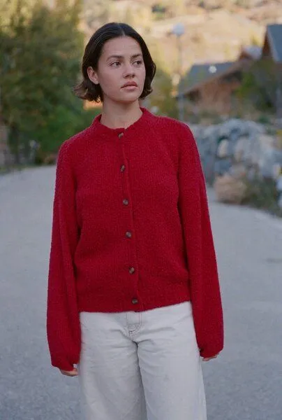 Nénés Nénés Suzanes Cardigan – Rot, Rot, – Produktbild 1 von 4