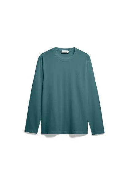 ARMEDANGELS ARMEDANGELS JAAMES Herren Longsleeve aus 100% Bio-Baumwolle, Petrol velvet, – Produktbild 1 von 1