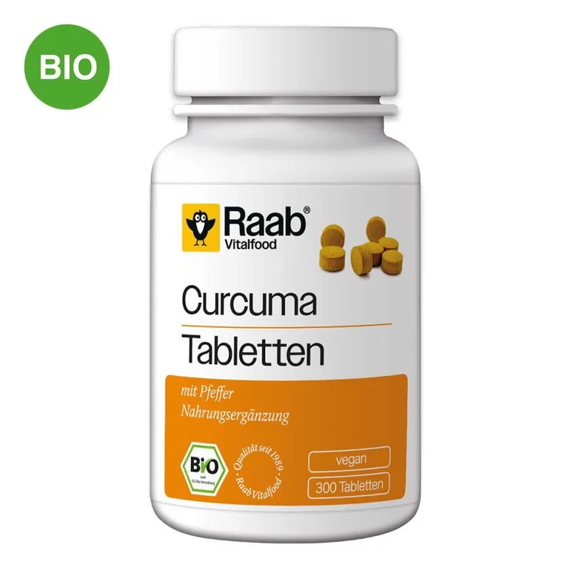 Raab Raab Vitalfood Curcuma Bio Tabletten – Produktbild 1 von 1