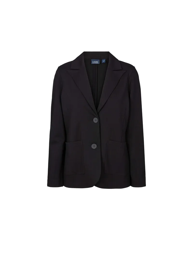 LAURIE LAURIE Damen vegan Britt Blazer 68cm - Schwarz, Schwarz, – Produktbild 2 von 2