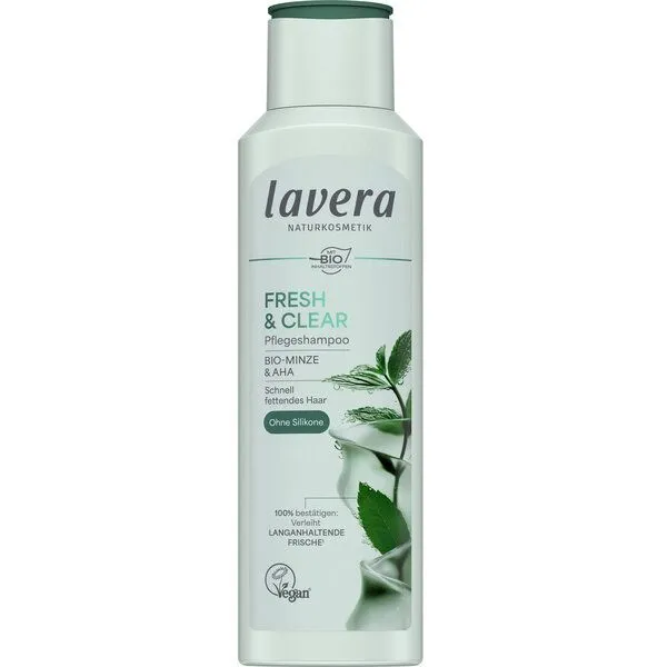 lavera lavera Pflegeshampoo Fresh & Clear 250 ml – Produktbild 2 von 2