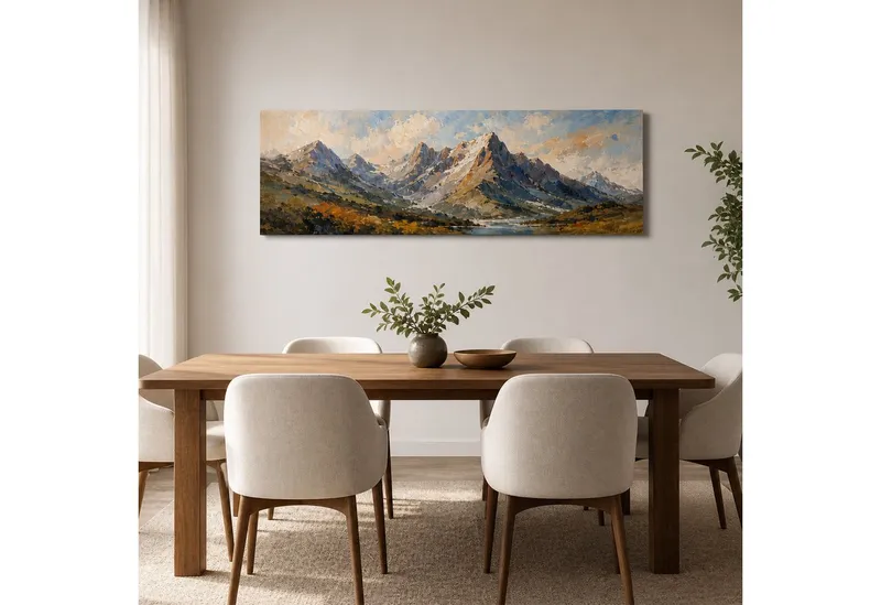 M MERCEO Leinwand, 2er-Set Leinwand 50x150cm (zum Bemalen, Baumwolle, Weiß, – Produktbild 5 von 5