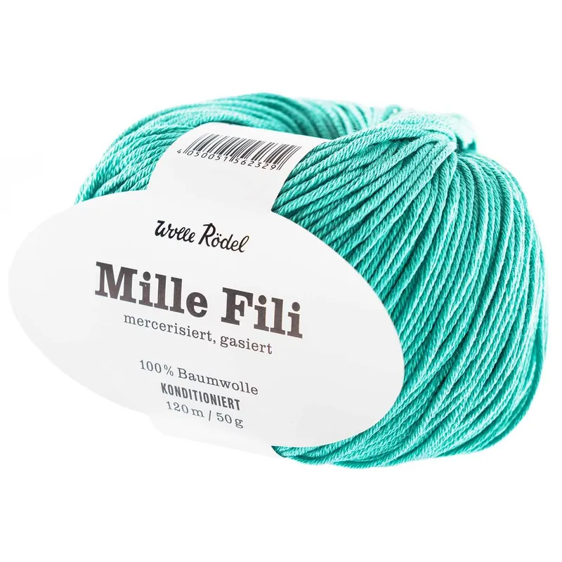 Wolle Rödel Wolle Rödel Mille Fili Dunkeltürkis, Dunkeltürkis, – Produktbild 1 von 1