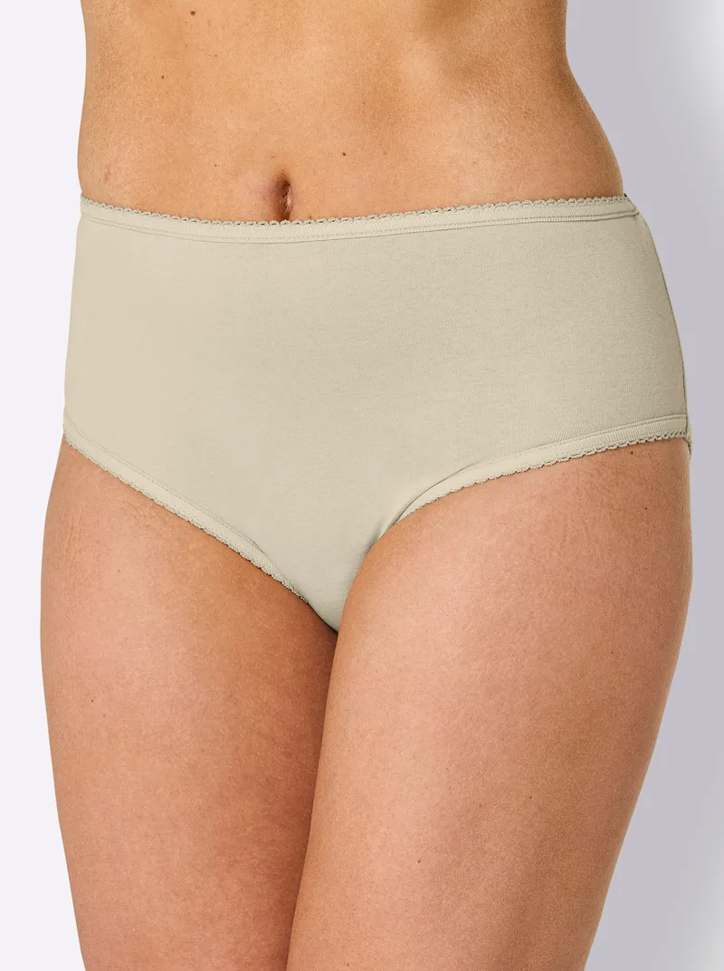 Witt Hüftslip steingrau + sand + bordeaux, Steingrau + sand + bordeaux, – Produktbild 1 von 3