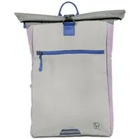 FUCHS & REBELL FUCHS & REBELL PIET Rolltop Rucksack – Stylisch & praktisch mit Rücken-Zipper, Urban violet, – Produktbild 1 von 1
