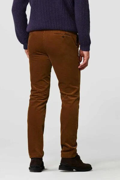 Meyer MEYER Superstretch Premium Cord Chino, Beige (cognac), – Produktbild 4 von 5