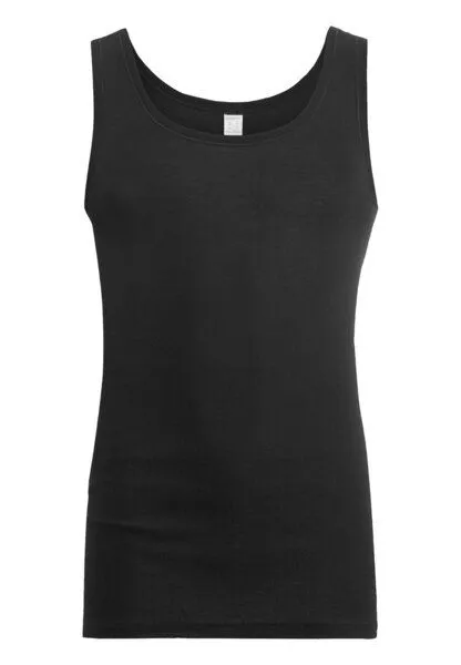 hessnatur hessnatur Athletic Shirt PURE COTTON aus reiner Bio-Baumwolle, Schwarz, – Produktbild 2 von 4
