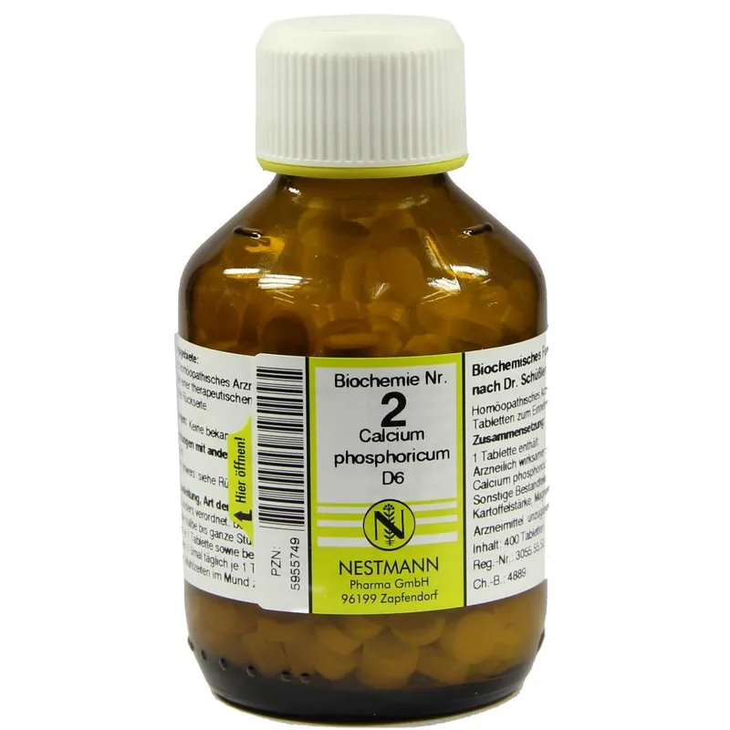 Nestmann Pharma BIOCHEMIE 2 Calcium phosphoricum D 6 Tabletten 400 St Tabletten – Produktbild 1 von 1