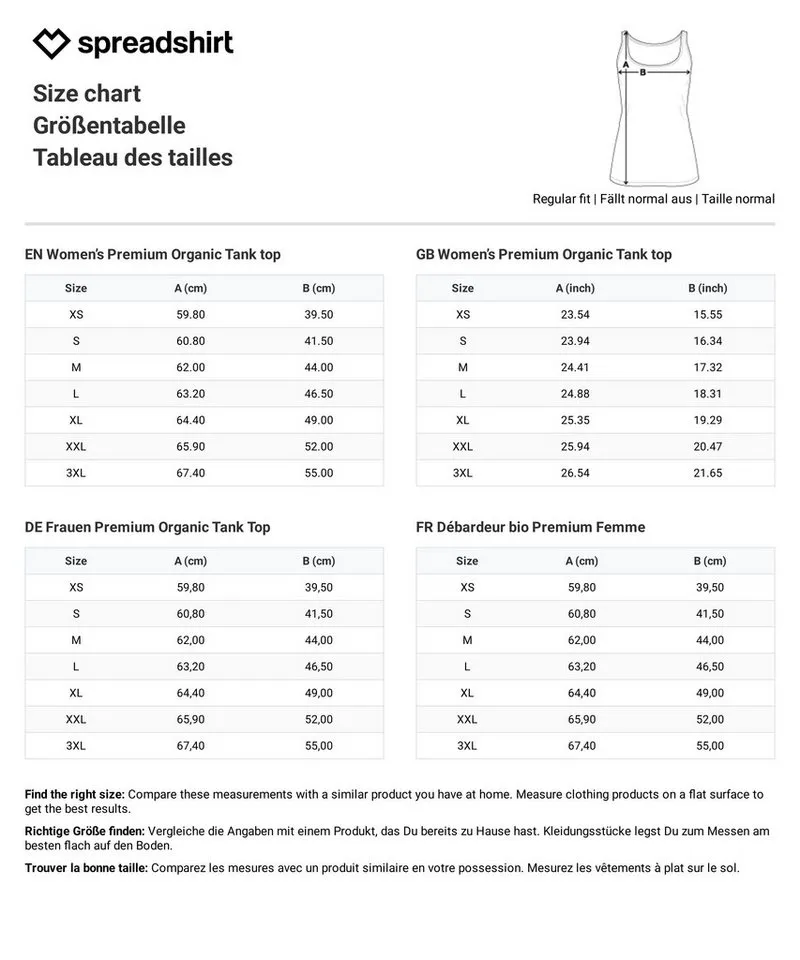 Spreadshirt T-Shirt Dirndl Ersatz, Mein Dirndl Ist In Der Wäsche Premium Tank Top Damen (1-tlg) Normaler Schnitt für optimale Passform, Schwarz, – Produktbild 3 von 4