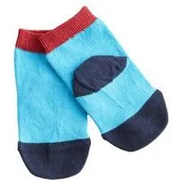 Leela Cotton Leela Cotton Baby/Kinder Socken aus 98% Bio-Baumwolle, Denimblau/dunkelblau/kirschrot, – Produktbild 1 von 1