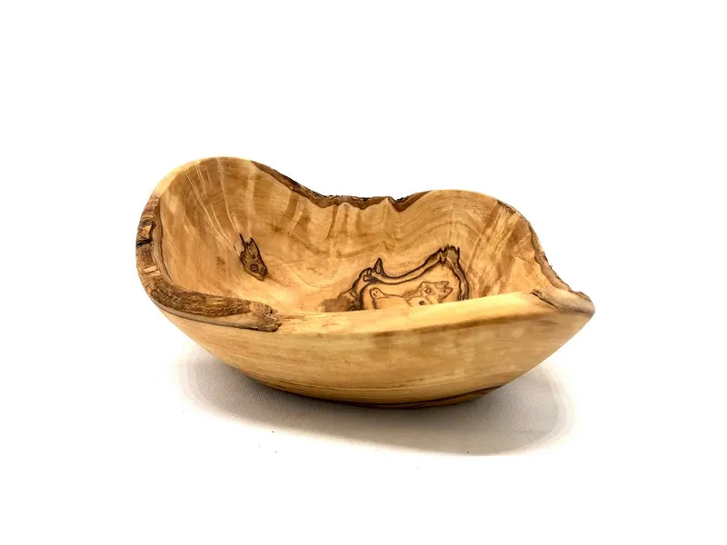 Olivenholz erleben Olivenholz erleben Schale Rustikal oval aus Olivenholz – Produktbild 4 von 8