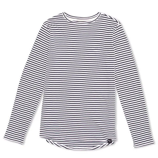 The Driftwood Tales The Driftwood Tales Tshirt Langarm, Marinblauw/weiss/ohne, – Produktbild 1 von 4