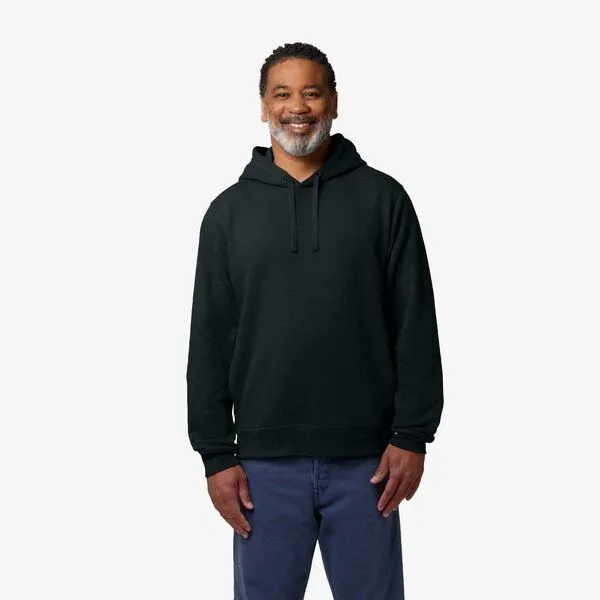 YTWOO YTWOO Unisex Kapuzenpullover mit Seitentaschen aus Bio Baumwolle und recyceltem PET, Schwarz, – Produktbild 1 von 4
