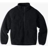 PINQPONQ pinqponq Fleece Jacket - Eternal Olive - Peat Black (Male), Schwarz, – Produktbild 1 von 1