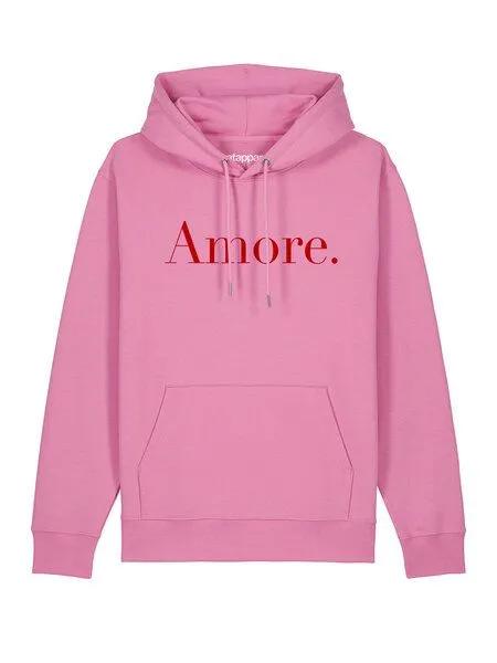 watapparel watapparel Hoodie Unisex Amore, Bubble pink, – Produktbild 2 von 3