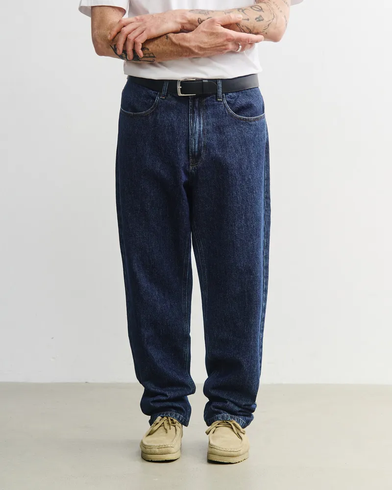 Rotholz Rotholz Herren vegan Jeans Mit Geradem Bein Dunkelblau, Blau, – Produktbild 1 von 2