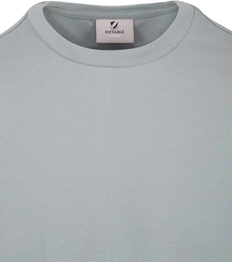 Suitable Suitable T-shirt Ono Stahlgrau - Größe XXL, Hellblau, – Produktbild 3 von 3