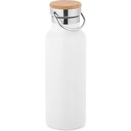 hi!dea™ hi!dea™ RAGNAR. Trinkflasche aus Edelstahl (36% recycelt) (570 mL), doppelwandig und vakuumisoliert, Weiß, – Produktbild 1 von 1