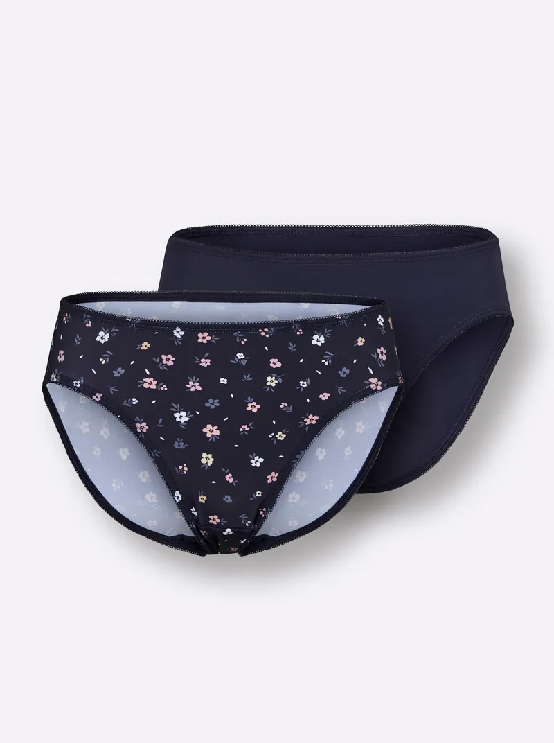 wäschepur Jazzpants marine-mauve + marine, Marine-mauve + marine, – Produktbild 2 von 3