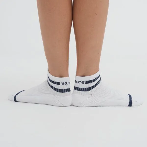 Living Crafts Living Crafts Hohe Sneaker-Socken, 2er Pack - ORELL, Navy/white (mehrfarbig), – Produktbild 1 von 3
