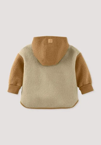 hessnatur hessnatur Walkjacke aus reiner Bio-Merinowolle, Caramel, – Produktbild 4 von 4