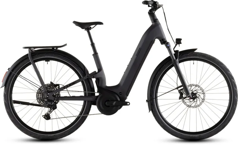 We Cycle Cube Kathmandu Hybrid ONE11 HPC Pro 800 28' ' Carbon Easy Entry E-Bike Trekking Pedelec slabgrey/black 2027 54 cm (177-183 cm) | E-Trekkingbikes – Produktbild 1 von 1