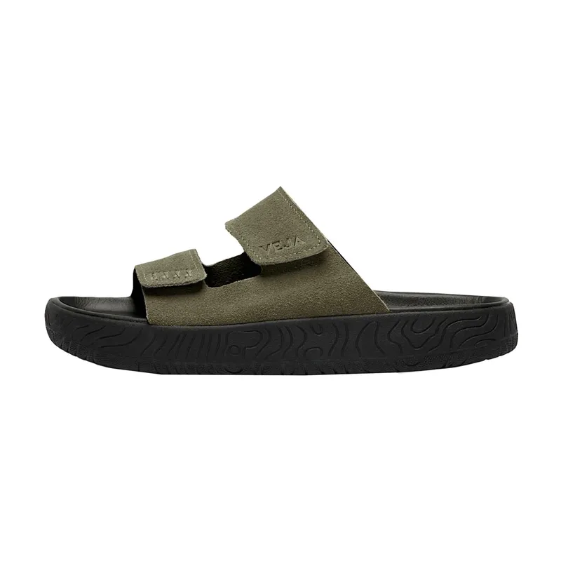 Veja Veja Etna Suede Damen Pantoletten, Grün, – Produktbild 1 von 1