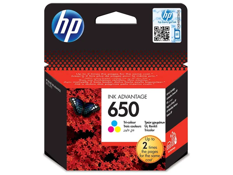 Hewlett Packard hp Tintenpatrone CZ102AE, Nr. 650 color – Produktbild 1 von 1