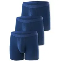 ORGANICATION ORGANICATION BRUNNO | Boxer Brief aus Bio-Baumwolle und TENCEL Modal im 3er-Pack, Navy, – Produktbild 1 von 1