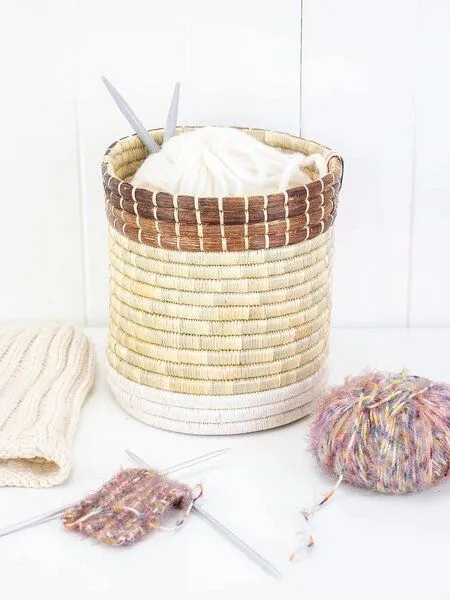 WomenCraft WomenCraft Katakuru Pflanz- & Aufbewahrungskorb, Brown, – Produktbild 4 von 8