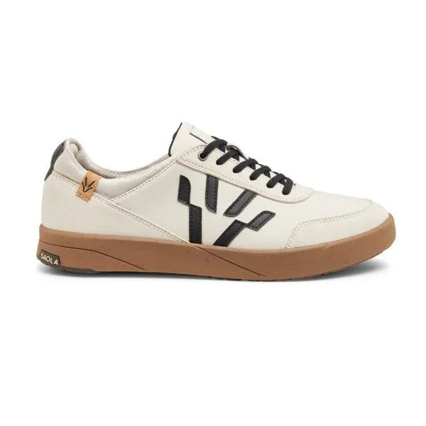 SAOLA SAOLA CALI - vegane Sneakers ultra leicht und komfortabel, Sand /black (weiß), – Produktbild 2 von 4