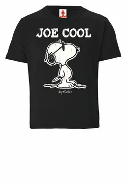 LOGOSH!RT LOGOSH!RT - Comics - Peanuts - Snoopy - Joe Cool - Bio T-Shirt Print - Kinder – Produktbild 1 von 1