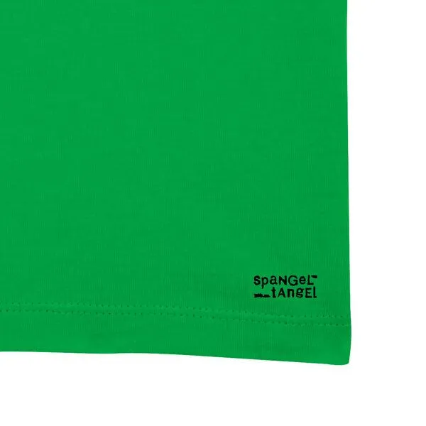 Spangeltangel Spangeltangel Kinder-T-Shirt "Oktopus", bedruckt, Biobaumwolle, Grün, – Produktbild 3 von 3