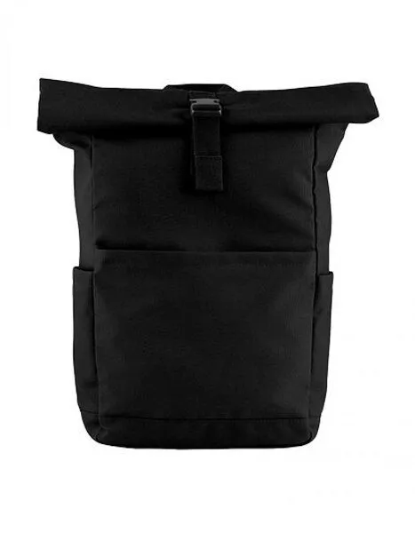BagBase BagBase Rolltop Kurierrucksack Wasserabweisend gepolsterte, verstellbare Schultergurte, Schwarz, – Produktbild 1 von 2