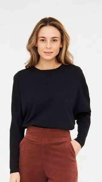 WiDDA berlin WiDDA berlin Longsleeve SLABBY, Schwarz, – Produktbild 1 von 3