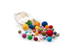 naturling naturling Filz Kugeln - Bälle Mix bunt gemischt 45 Stück – Produktbild 1 von 1