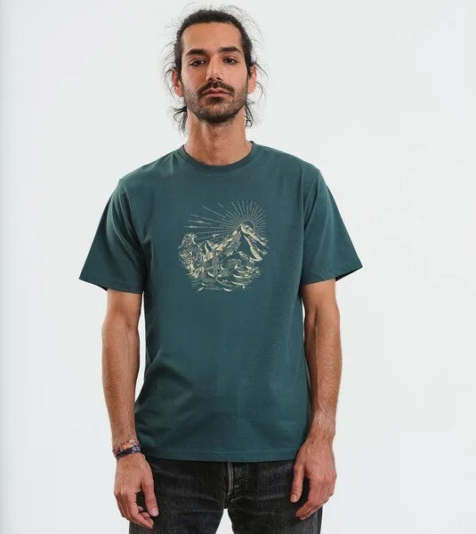 Gary Mash GARY MASH T-Shirt Freedom aus Biobaumwolle, Grün, – Produktbild 4 von 4
