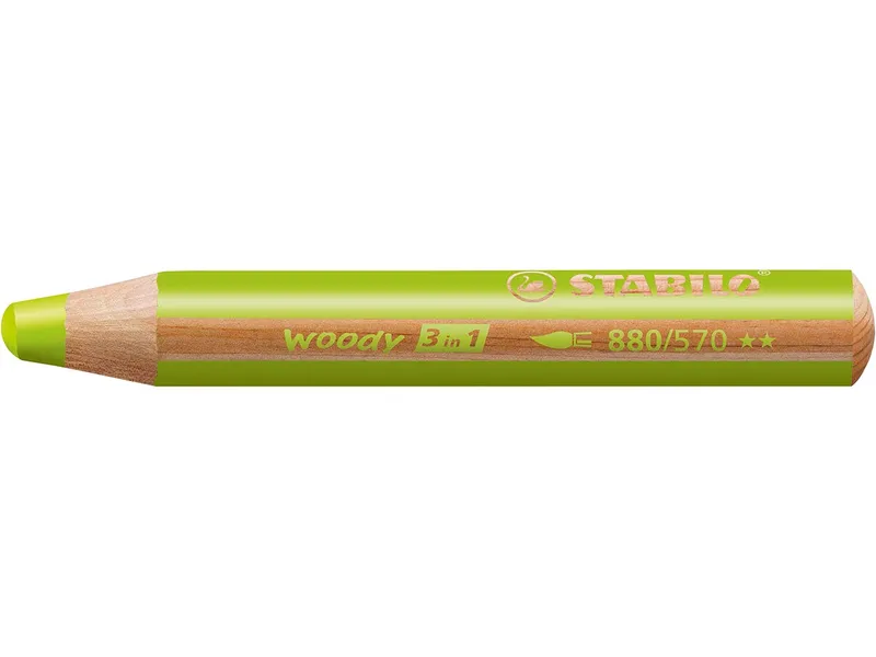 Stabilo STABILO Multitalent-Stift 'woody' hellgrün – Produktbild 1 von 1
