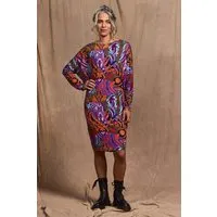 KOKOworld KOKOworld Damen Minikleid Twiggy im Kupala Print aus EcoVero-Viskose – Produktbild 1 von 1