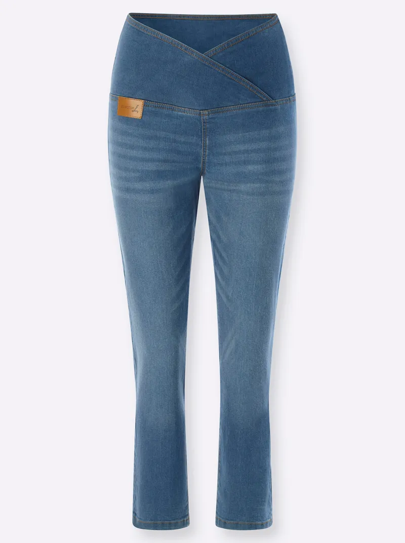 Witt 7/8-Jeans blue-bleached, Blue-bleached, – Produktbild 1 von 2