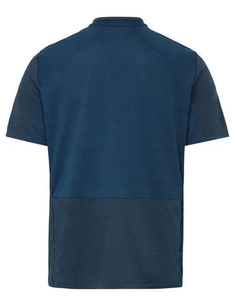 Vaude VAUDE T-Shirt Men's Tamaro HZ Shirt IV, Dark sea uni, – Produktbild 3 von 5