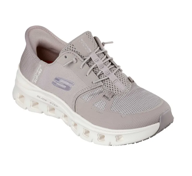 Skechers Skechers Arbeitsschuhe Damen leicht OB - Rutschfest - Wasserabweisender Arbeitsschuh Air-Cooled Memory Foam - Berufsschuhe nach EN ISO 20347:2022+A1:2024, Beige, – Produktbild 1 von 5