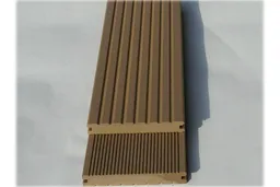 woodstore24 BPC Massivdiele WoodoSaba, 20 x 145 mm, sandfarbend, 4,00 m lang – Produktbild 1 von 1