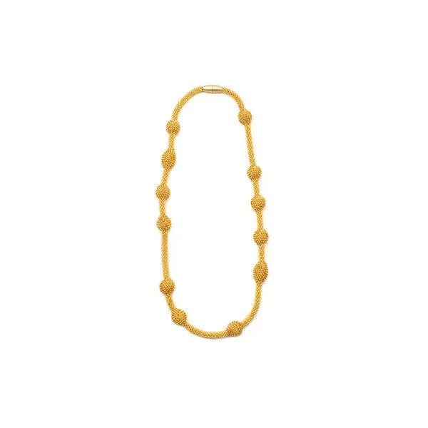 Sakiba Sakiba Kette lang/Dreifacharmband Morse ”Liebe”, Gold, – Produktbild 1 von 4