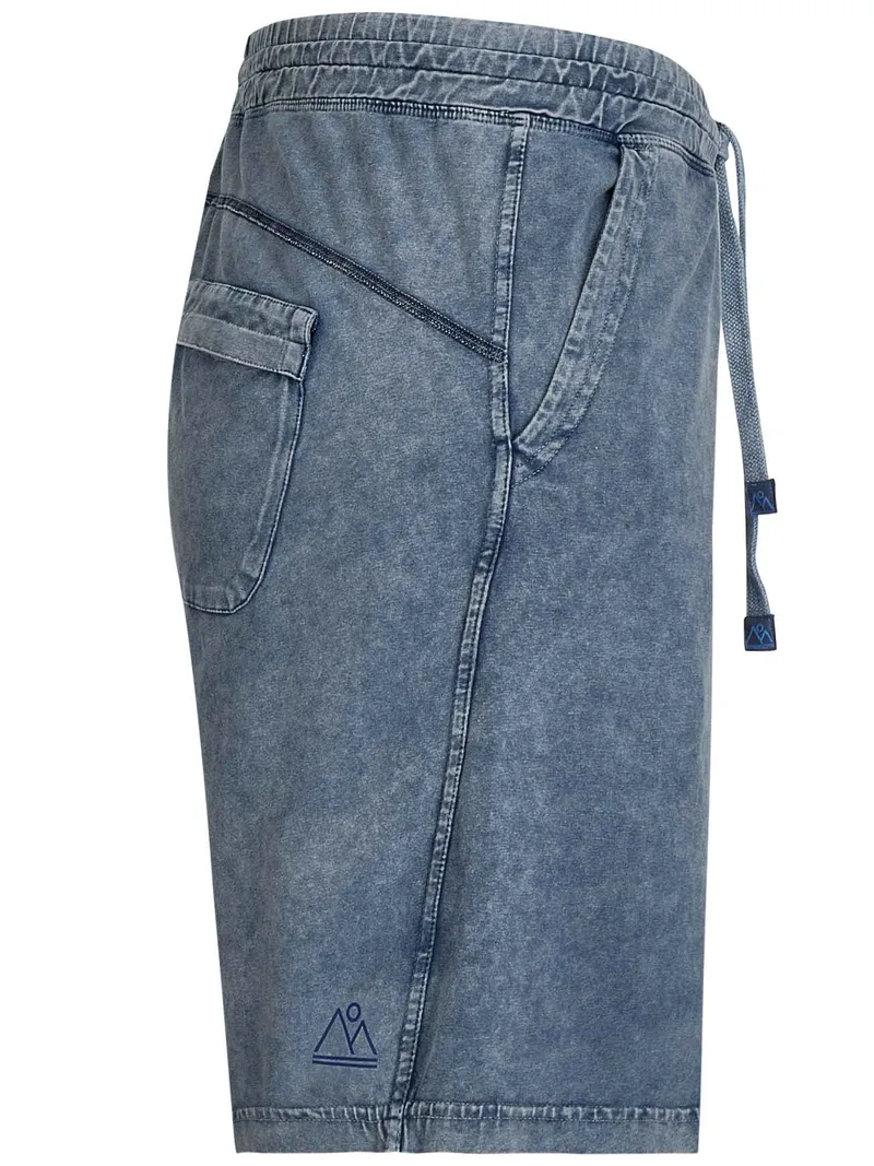 nice to meet me nice to meet me Herren vegan Tie-Dye-Shorts Blau, Blau, – Produktbild 2 von 2